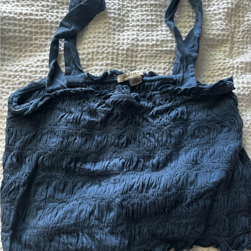 American Apparel Women's Blue Top